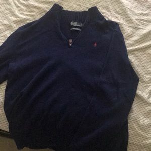 Large Ralph Lauren quarter zip sweater